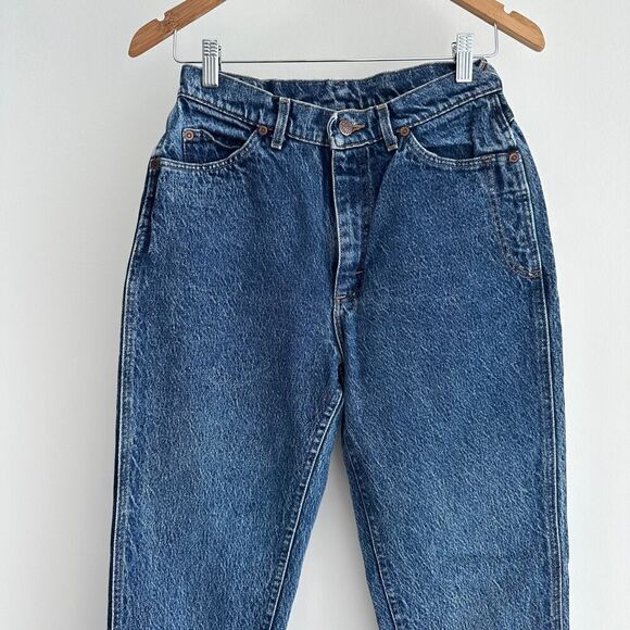 Vintage Lee Jeans Womens 26 Waist High Waist Mom Acid Wash - Picture 5 of 13